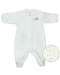 Бебешко гащеризонче с дълги ръкави For Babies - Цветно охлювче, лимитирано, 0-1 месеца - 1t