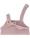 Бебешки гащеризон Lassig - Cozy Knit Wear, 50-56 cm, 0-2 месеца, розов - 3t