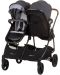 Бебешка количка за близнаци Chipolino - Дуо Смарт, сребърно сиво - 4t