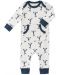 Бебешка цяла пижама Fresk - Lobster, синя, 0+ месеца - 1t