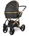 Бебешка количка Lorelli - Rimini Premium, Black Jasper - 4t