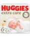 Бебешки пелени Huggies Extra Care - Размер 0, до 3.5 kg, 25 броя - 1t