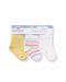 Бебешки чорапи Kikka Boo Stripes - Памучни, 1-2 години, жълти - 1t