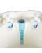 Бебешка вана с вграден термометър и аксесоари Cangaroo Dolphin, синя - 3t