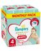 Бебешки пелени-гащи Pampers Premium Care - Monthly pack, size 4, 114 броя - 1t