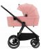 Бебешка количка 2 в 1 KinderKraft - Nea, Ash Pink - 2t