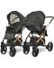 Бебешка количка Lorelli - Rimini Premium, Black Jasper - 7t