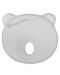Бебешка мемори ергономична възглавница KikkaBoo -  Bear Airknit, сива - 1t