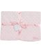 Бебешко одеяло Interbaby - Coral Fleece, розово, 80 х 110 cm - 1t