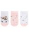 Бебешки летни чорапи Kikka Boo - Dream Big, 6-12 месеца, 3 броя, Pink  - 3t
