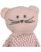 Бебешка играчка-кърпа за гушкане Lassig - Little Chums, Mouse - 2t