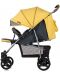 Бебешка количка с покривало Chipolino - Микси, банан - 4t