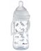 Бебешка бутилка с дръжки Bebe Confort - Emotion Physio, 270 ml, White Savannah - 2t