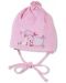 Бебешка шапка с UV защита 50+ Sterntaler - 41 cm, 4-5 месеца, розова - 1t