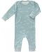 Бебешка цяла пижама Fresk - Rainbow, синя, 3-6 месеца - 1t