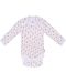 Бебешко боди с дълъг ръкав Bio Baby - Органичен памук, 68 cm, 4-6 месеца, екрю-бяло - 1t