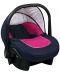 Детско столче за кола Baby Merc - Leo, до 9 kg, синьо и розово - 1t