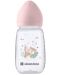 Бебешко шише с широко гърло KikkaBoo Clouds - Savanna, 310 ml, Pink - 1t