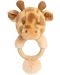 Бебешка дрънкалка Keel Toys Keeleco - Жираф, ринг, 14 cm - 1t