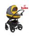 Бебешка комбинирана количка  3в1 Buba - Bella 716, Pewter-Yellow - 2t