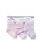 Бебешки чорапи Kikka Boo Stripes - Памучни, 6-12 месеца, лилави - 1t
