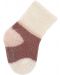 Бебешки чорапи Lassig - 0-4 месеца, бели-розови, 3 чифта - 5t
