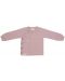 Бебешки пуловер Lassig - 50-56 cm, 0-2 месеца, розов - 1t