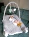 Бебешко гнездо с играчки BabyJem - Grey  - 2t