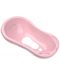 Бебешка вана с оттичане Lorelli - Little stars, 84 cm, розова - 1t