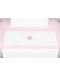 Бебешки спален комплект от 5 части за мини кошара KikkaBoo - Dream Big, розов - 2t