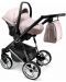 Бебешка количка 3 в 1 Adbor - Avenue 3D, розова - 4t