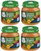 Био плодово пюре Nestlе Gerber Organic - Ябълка, кайсия и праскова, 4 х 125 g - 1t