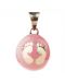 Медальон за бременни Bola - Розов със сребристи крачета - 1t