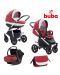 Бебешка количка Buba 3в1 - Forester 593, червена - 1t