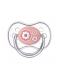 Силиконова залъгалка Canpol Newborn Baby - 6-18 месеца, розова - 1t