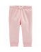 Бебешки спортен панталон Carter's - Розов, 0 - 3 месеца, 62 cm - 1t