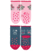 Чорапи за пълзене Sterntaler - Мишка и котка, 21/22 размер, 18-24 месеца, 2 чифта - 2t