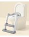 Тоалетна седалка със стълба Chipolino Типи - Бяла - 2t