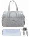 Чанта за бебешки принадлежности KikkaBoo - Chelsea, Dots Grey - 1t