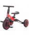 Триколка/ балансно колело Chipolino 2 в 1 Смарти - Черно и червено - 1t