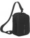 Чанта за през рамо XD Design - Boxy Sling, черна - 3t