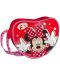 Чанта за рамо Coriex Minnie Mouse - Във формата на сърце, с едно отделение - 1t