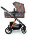 Бебешка количка Cosatto Giggle Quad - Charcoal Mister Fox, с чанта, кошница и адаптери - 4t