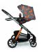 Бебешка количка Cosatto Giggle Quad - Charcoal Mister Fox, с чанта, кошница и адаптери - 3t