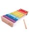 Дървена играчка Classic World - Ксилофон с цветовете на дъгата - 1t