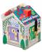 Дървена играчка Melissa & Doug - Къщата на доктора, с ключове - 1t