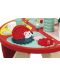 Дървена играчка Janod - Маса с 4 зони за игра, Горски бебета животни - 3t