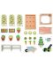 Дървен игрален комплект Tender Leaf Toys - Оранжерия и градина - 3t