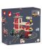 Дървен игрален комплект Janod - Пожарна станция - 1t
