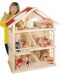 Дървена къща за кукли на 3 етажа Goki - 3t